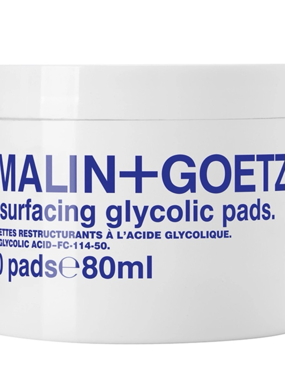 MALIN+GOETZ White Surfacing Glycolic Pads – Exfoliating Skincare